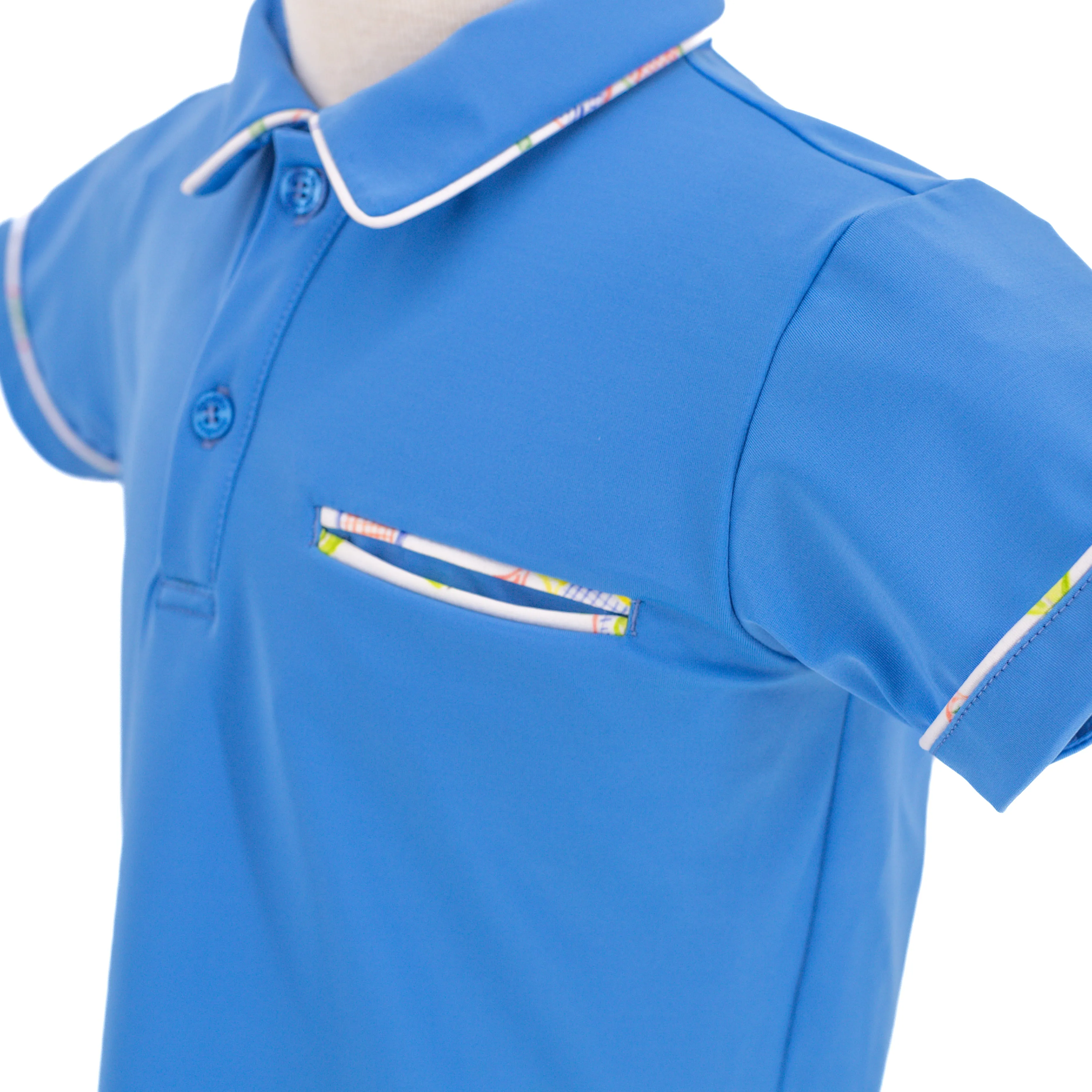 Roger Boy Polo Shirt - Blue