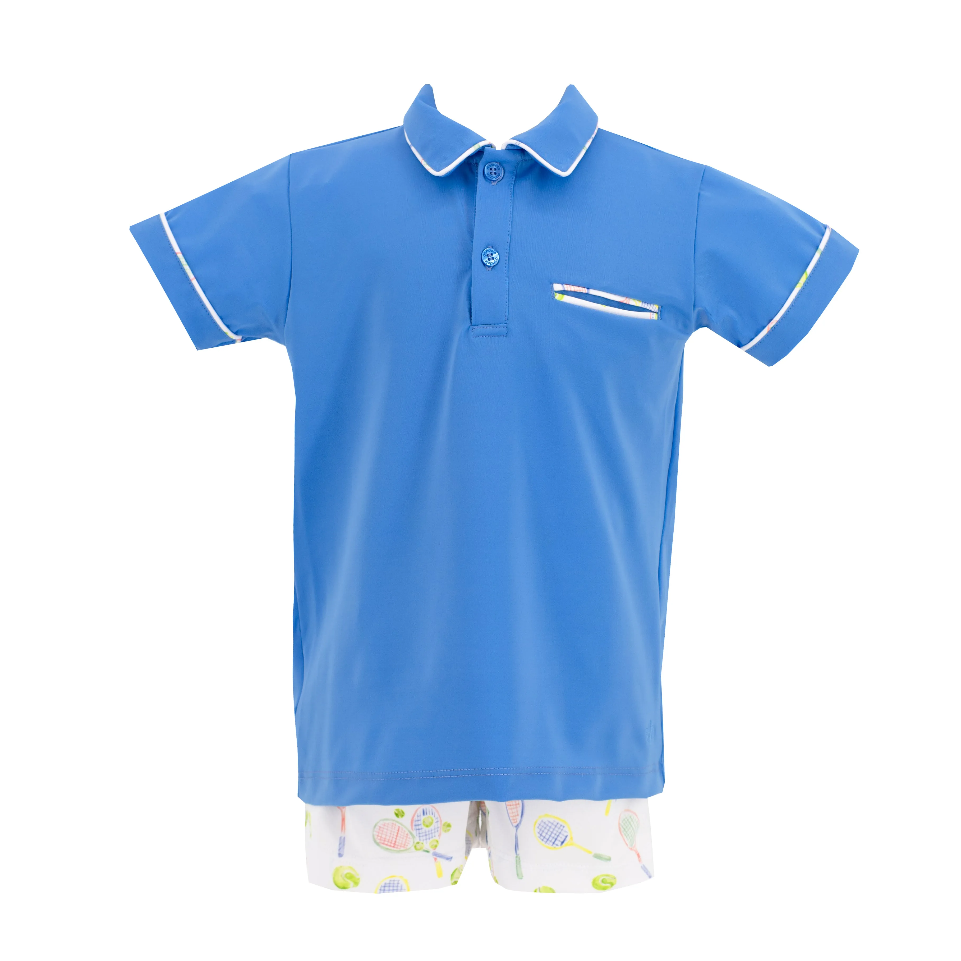 Roger Boy Polo Shirt - Blue