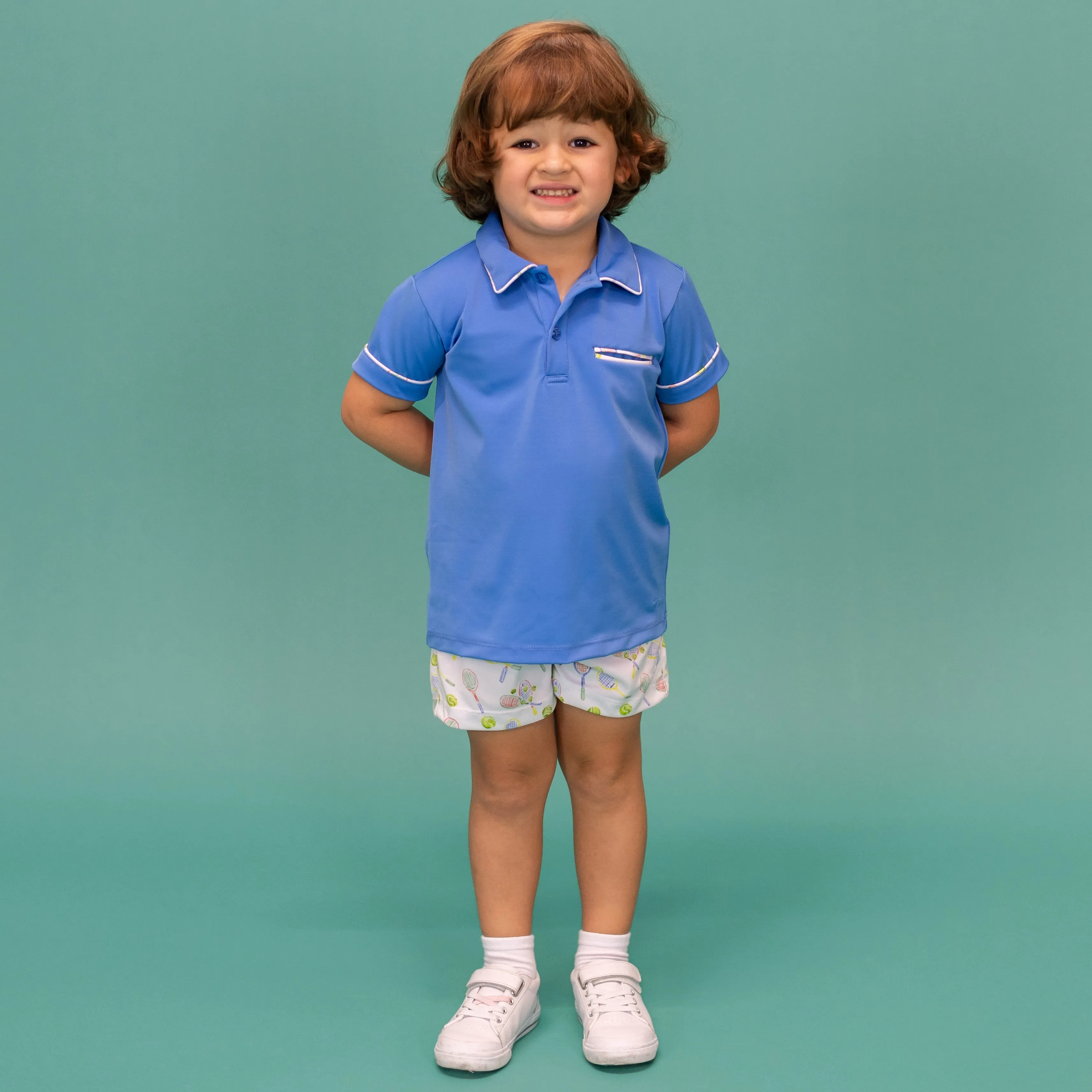 Roger Boy Polo Shirt - Blue