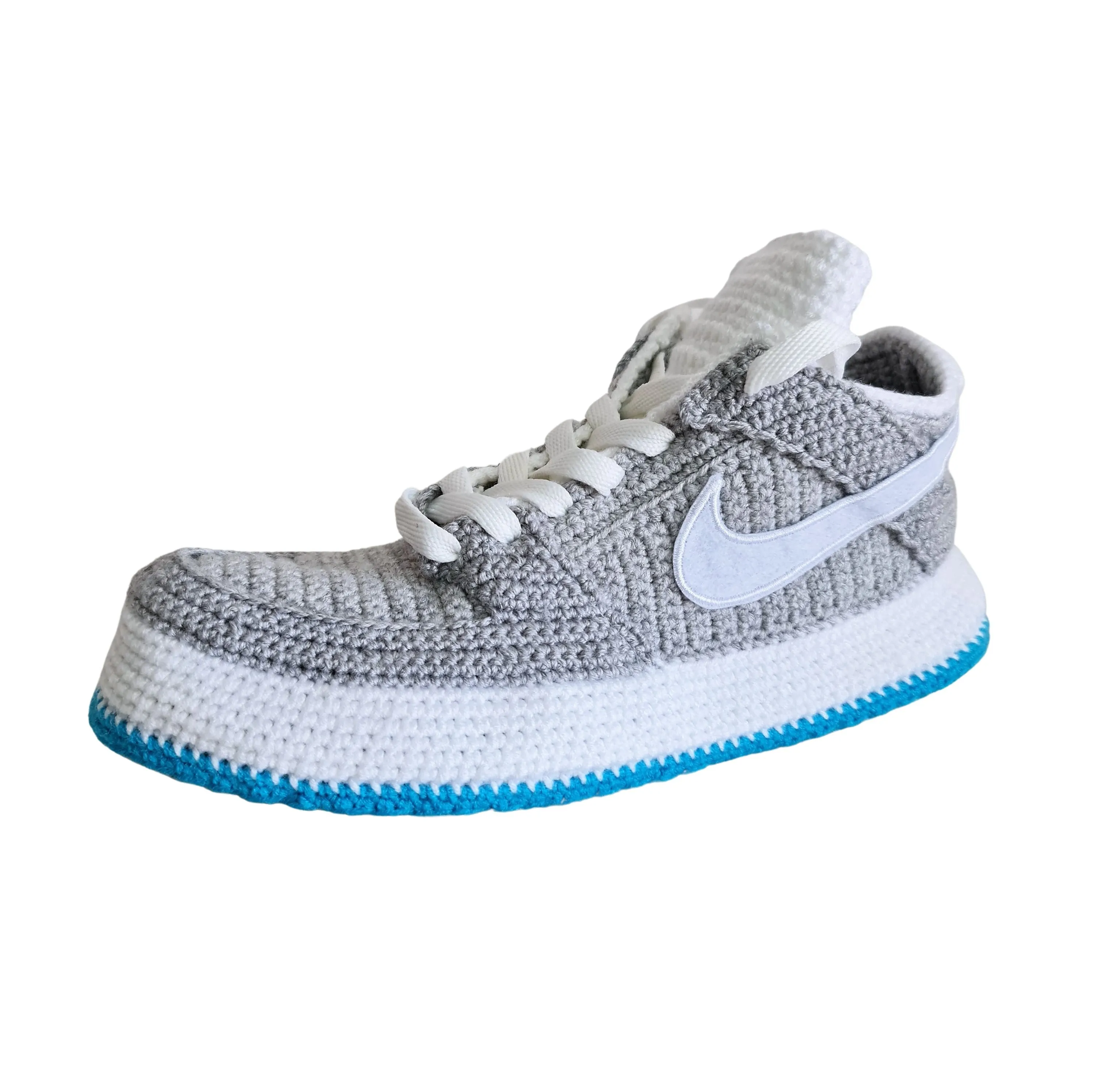 SB Dunk Low Air Mag Marty McFly Sneakers Crochet Slippers Plush