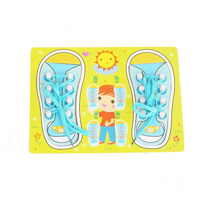 Shoe Tie Board Self care life skills-Fine motor skills toys