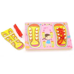 Shoe Tie Board Self care life skills-Fine motor skills toys