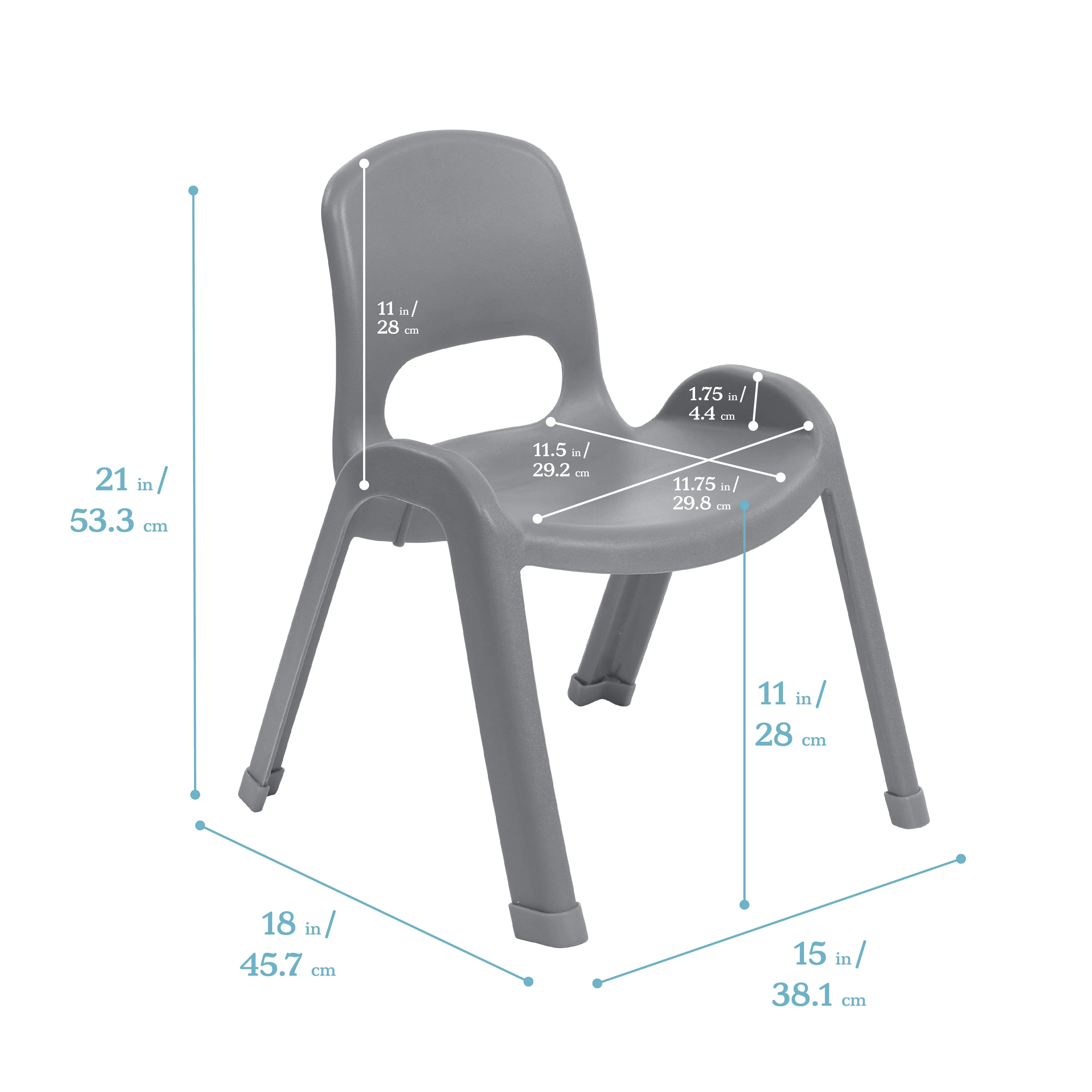 SitRight Chair, Classroom Seating, 4-Pack