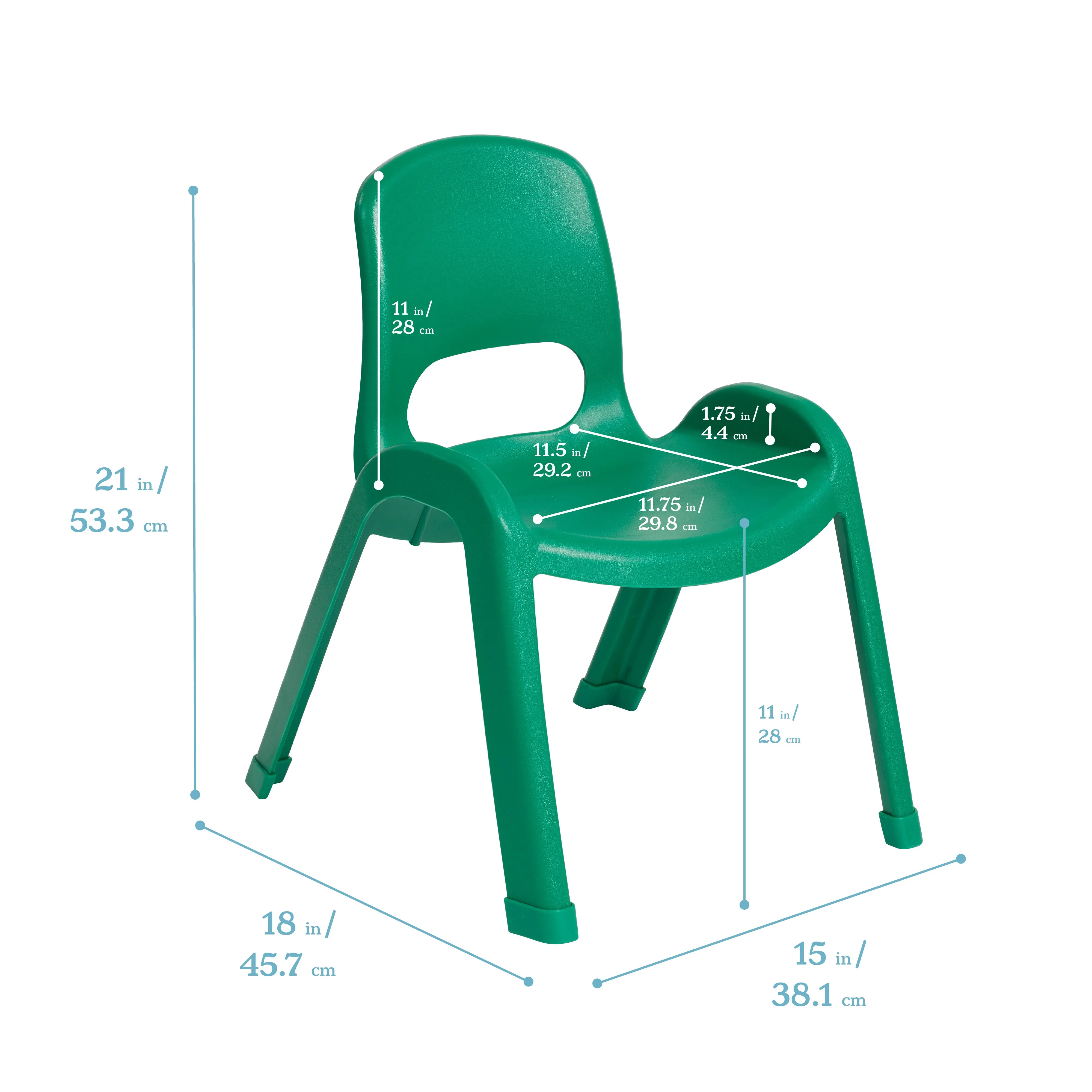 SitRight Chair, Classroom Seating, 4-Pack