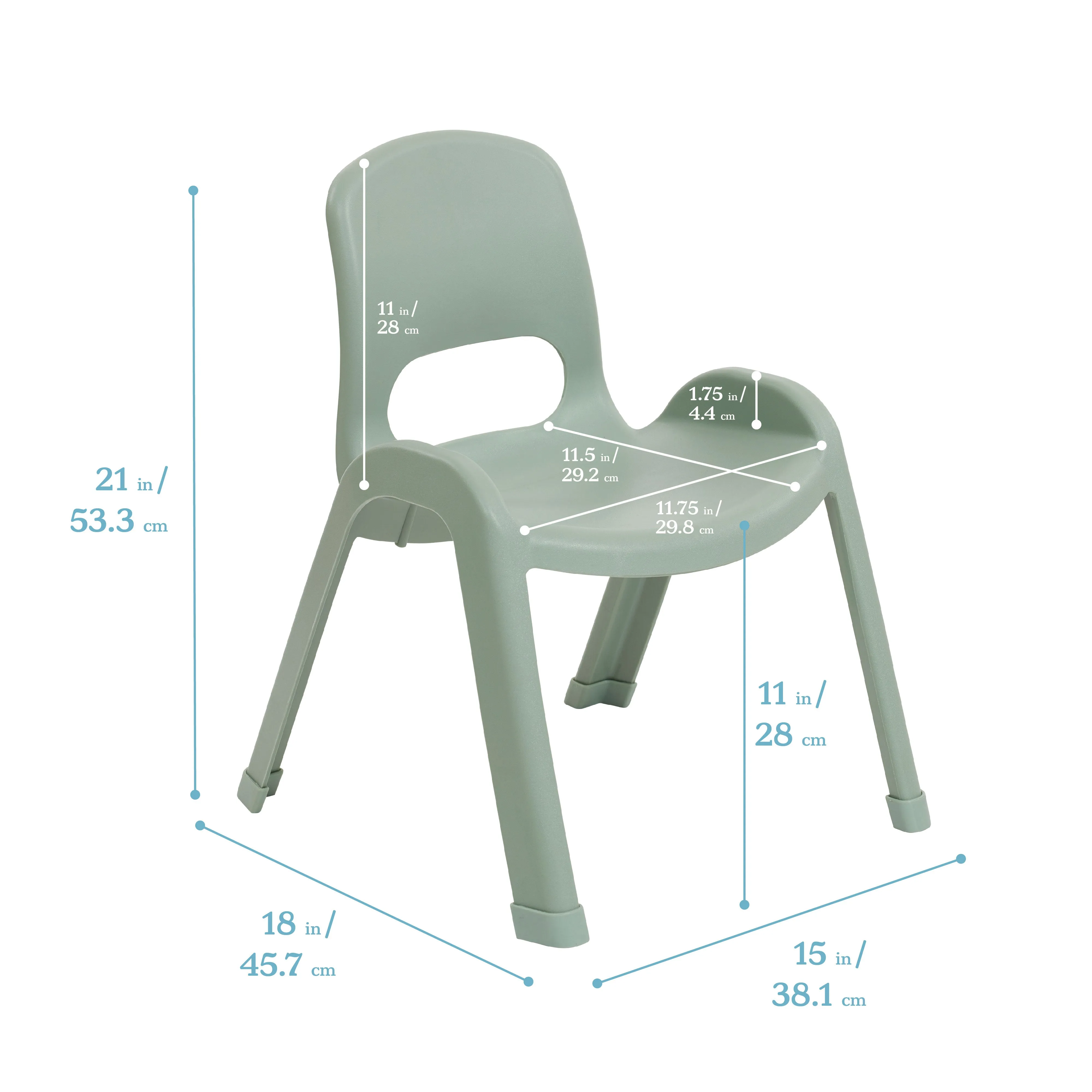 SitRight Chair, Classroom Seating, 4-Pack