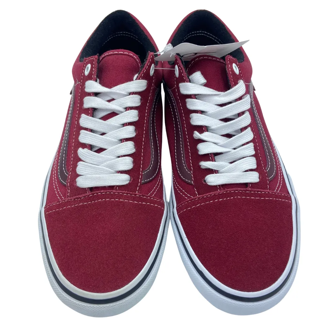 SLIGHTLY DISCOLORED Vans Old Skool Rumba Red / White Skate Shoes NO BOX*