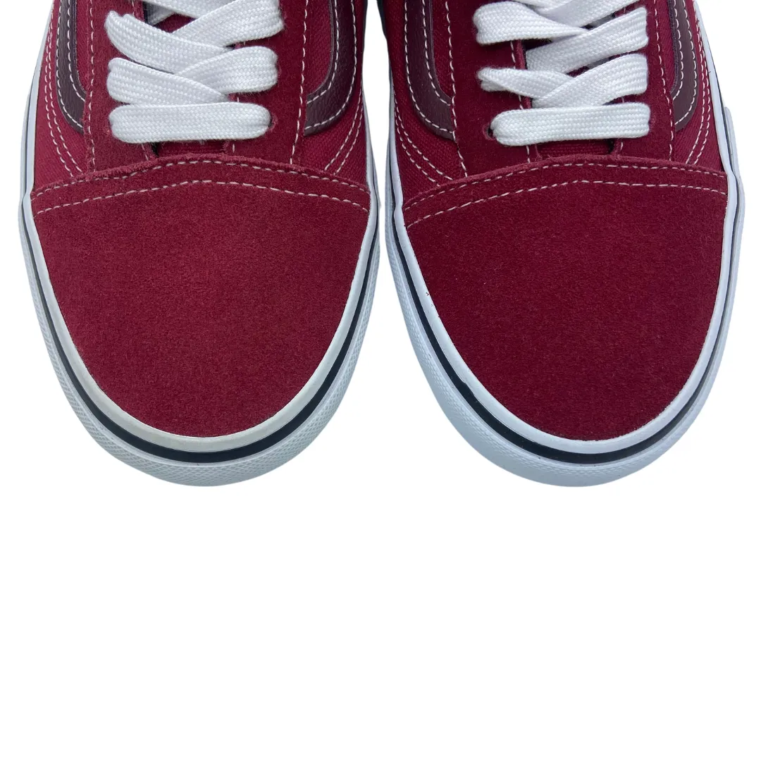 SLIGHTLY DISCOLORED Vans Old Skool Rumba Red / White Skate Shoes NO BOX*