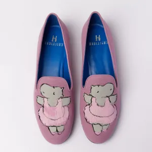 Slipper Painted Tutu Hippos / 39.5