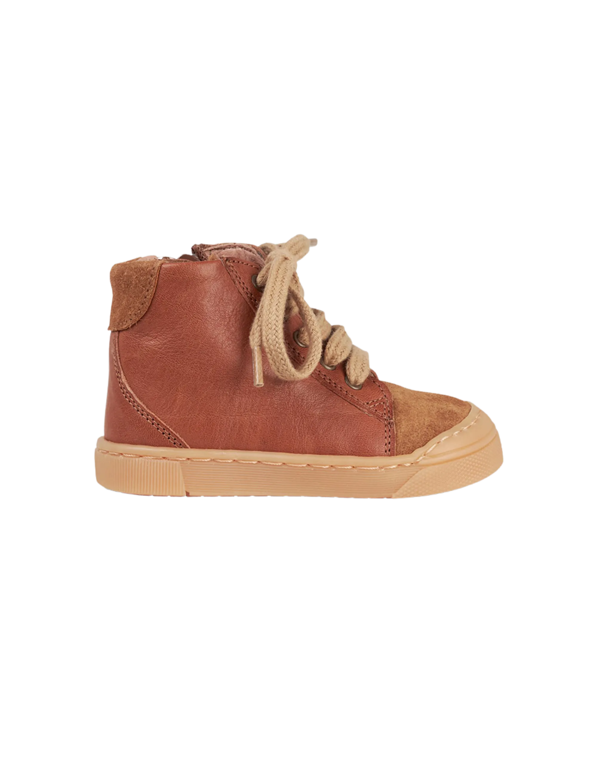 Sneaker Bootie - Cognac