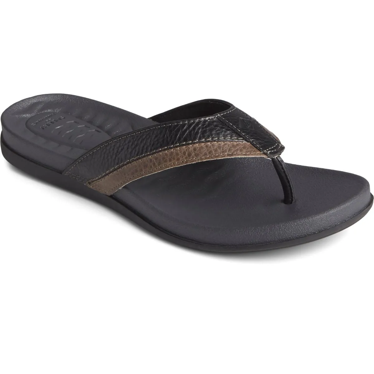 Sperry Men's Plushwave Dock Slide in Black