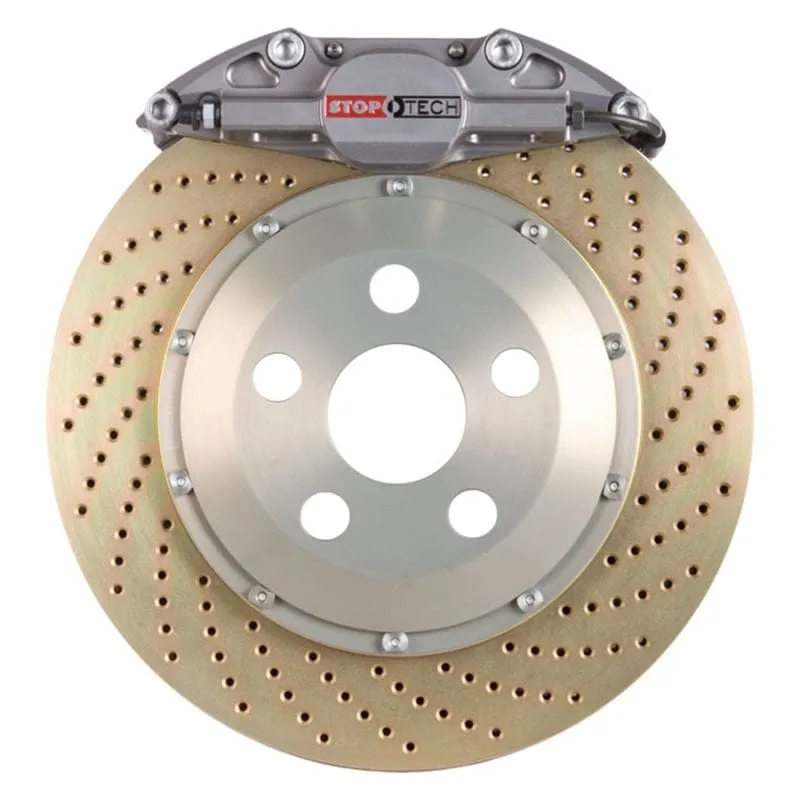 StopTech 99-02 Audi S4 Rear Big Brake Kit Trophy ST-22 Calipers 328x28mm Zinc Drilled Rotors