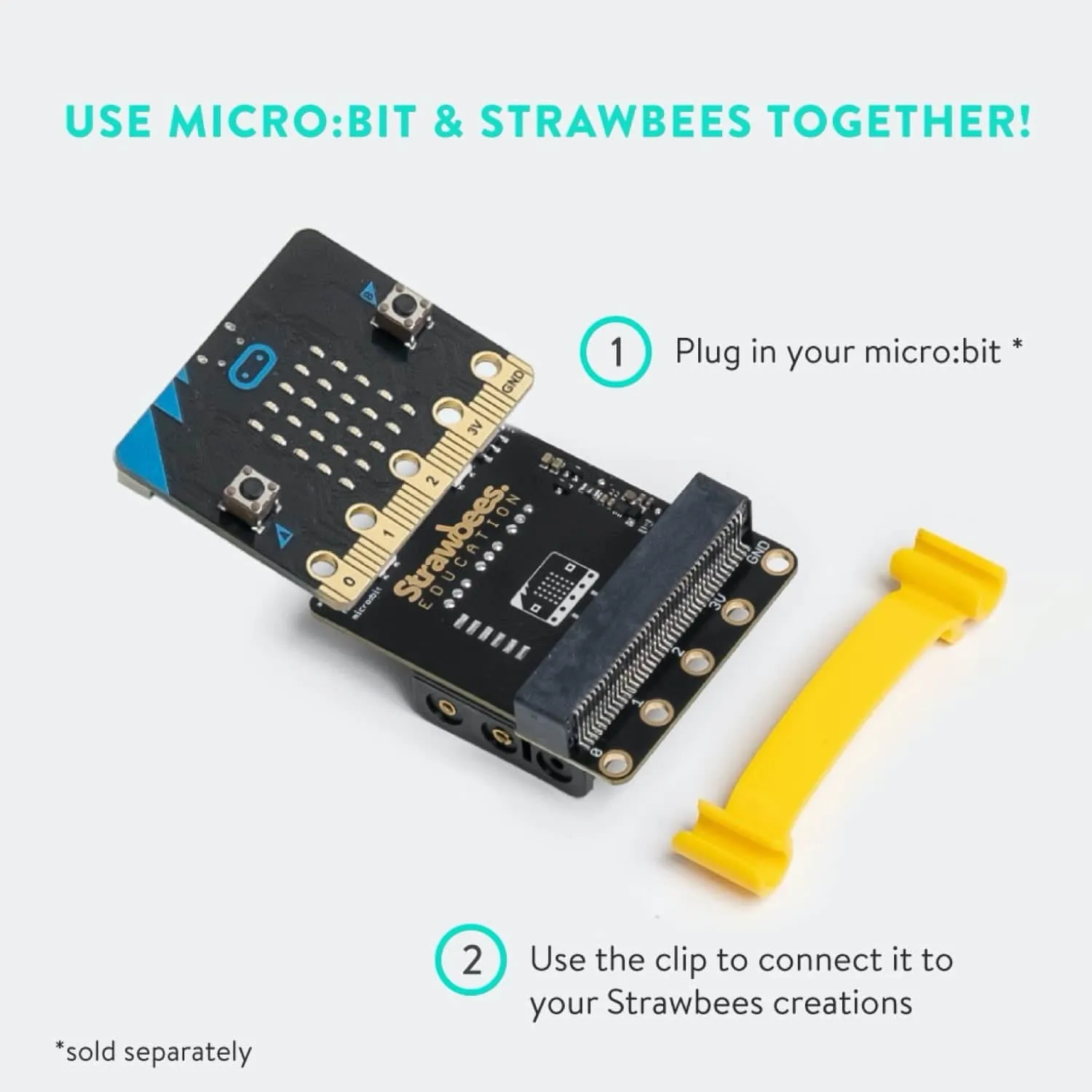 Strawbees Robotic Invention for the micro:bit V2 - 10 pack (NO micro:bit)