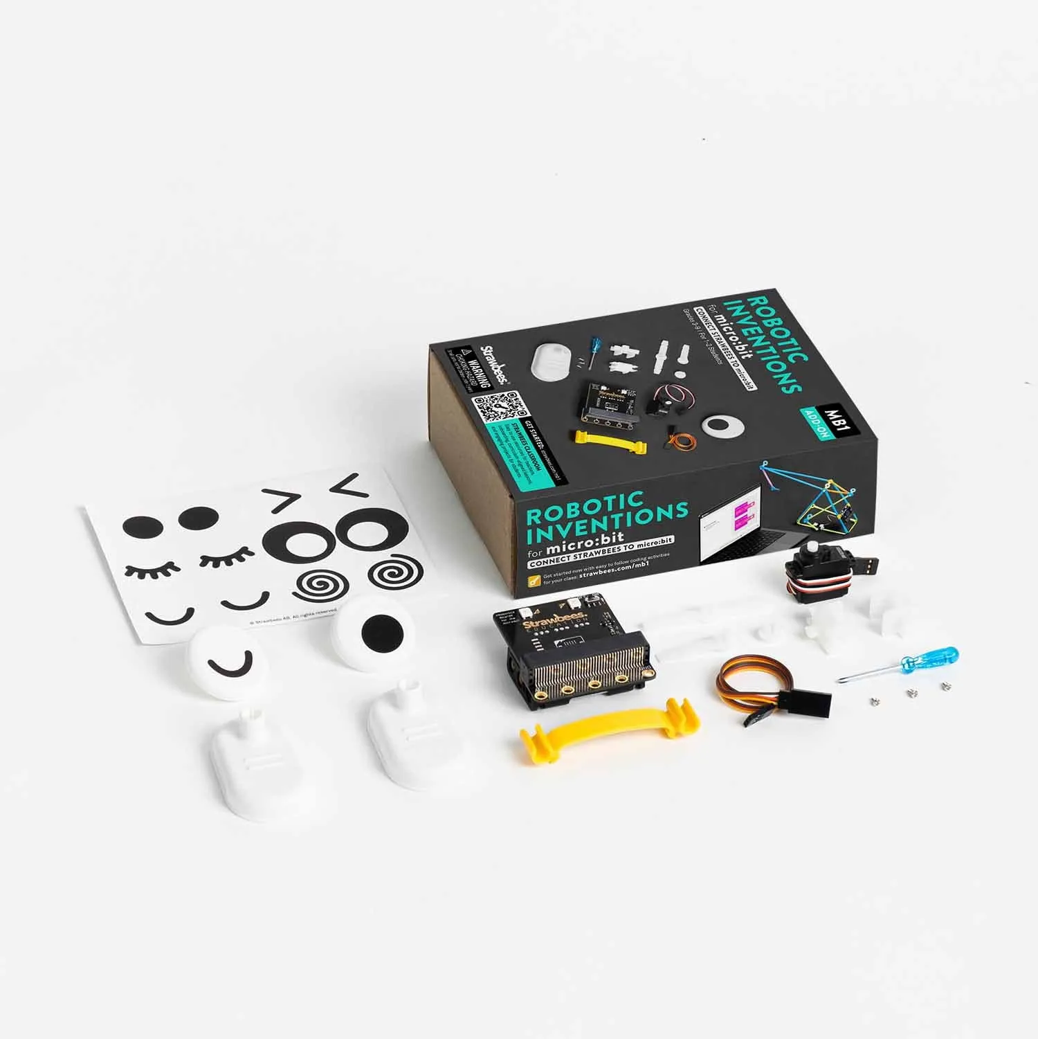 Strawbees Robotic Inventions for the micro:bit V2 - Single Pack (NO micro:bit)