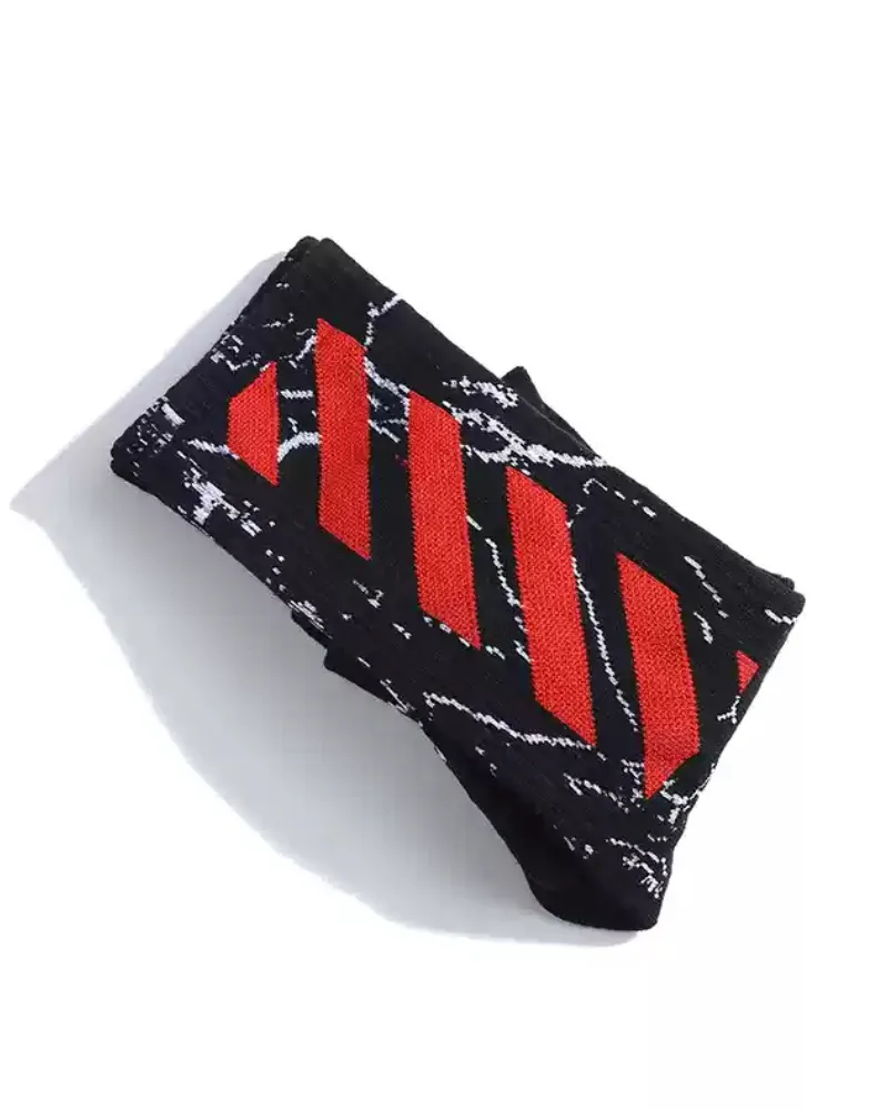 Street Basketball High Top Men's Socks