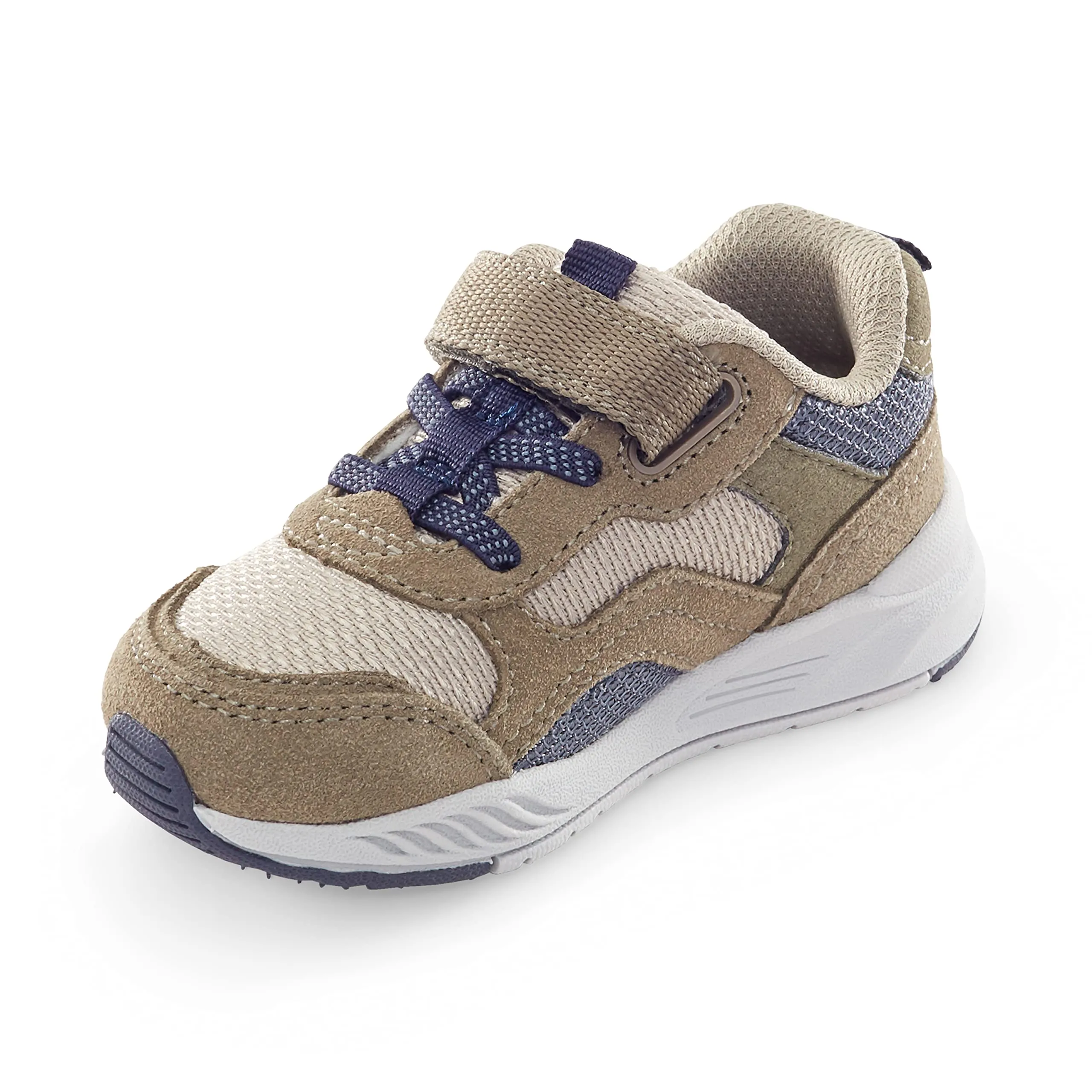 Stride Rite Kids Taupe Sneakers Size 2 Wide Pair of Shoes