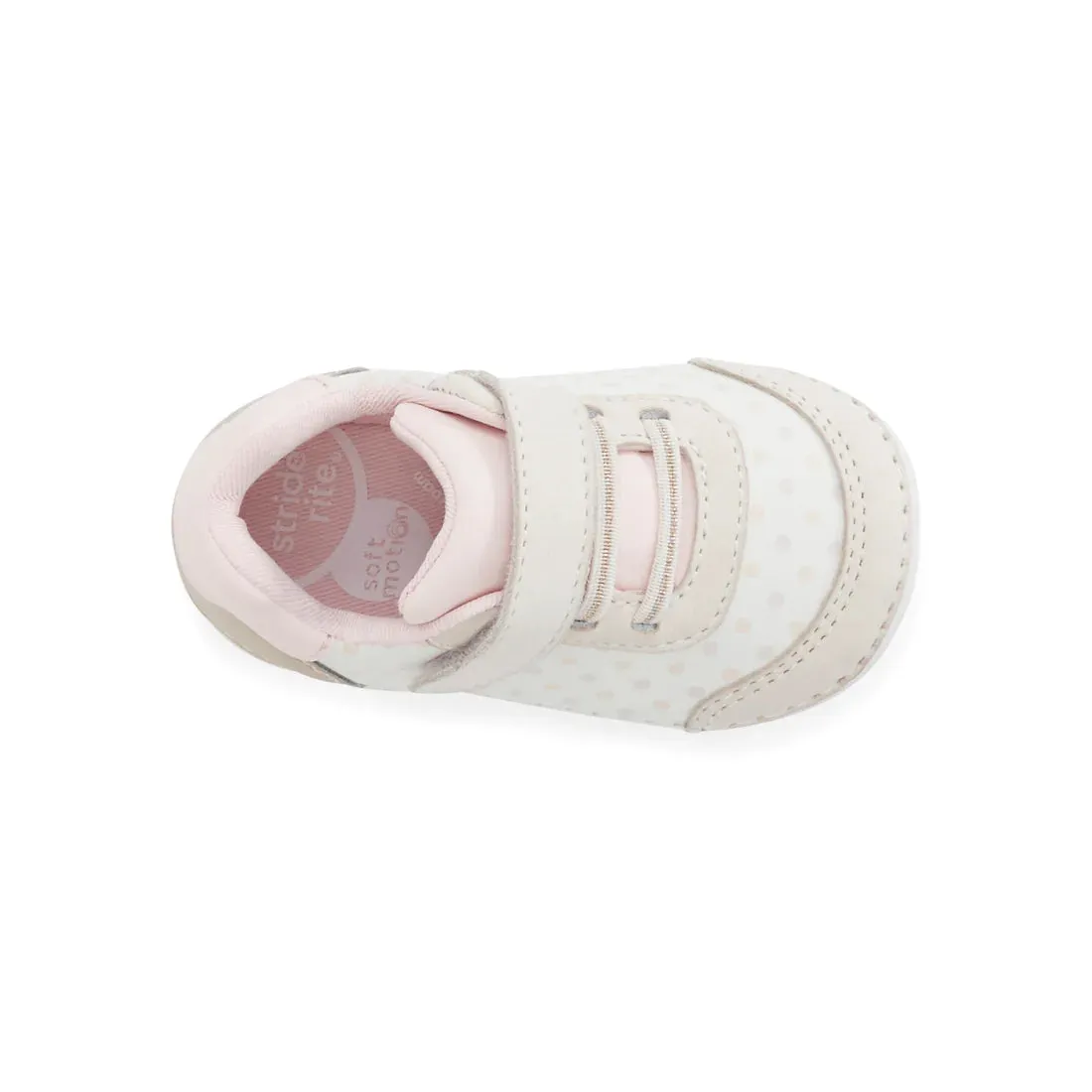 Stride Rite Pastel Dot Kennedy Soft Motion Toddler Sneaker