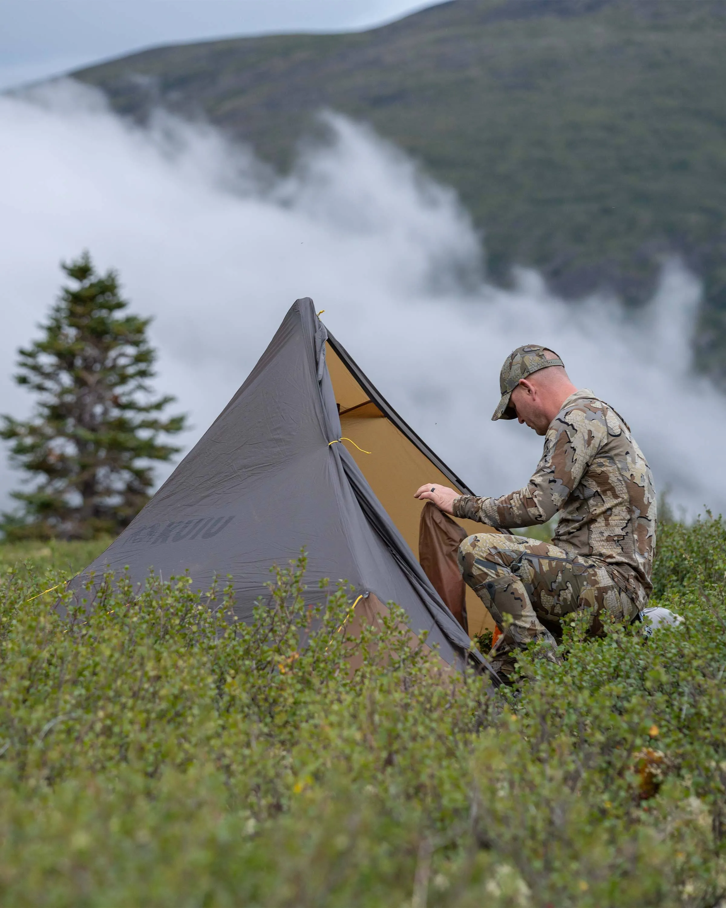 Summit Star 1 Person Tent Set | Gunmetal-Camel