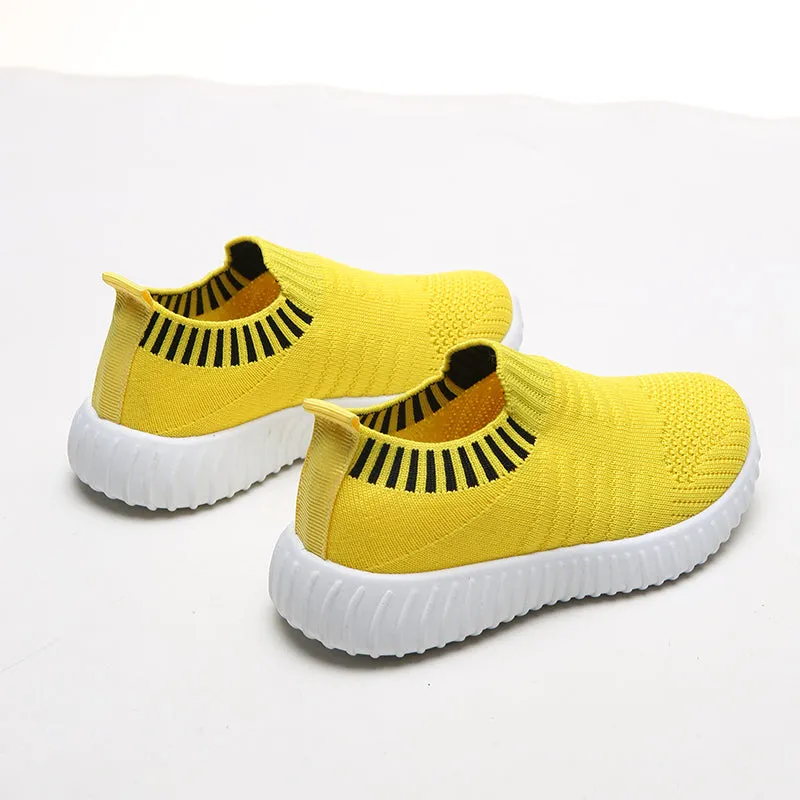 Toddler / Kid Knit Panel Slip-on Sports Shoes