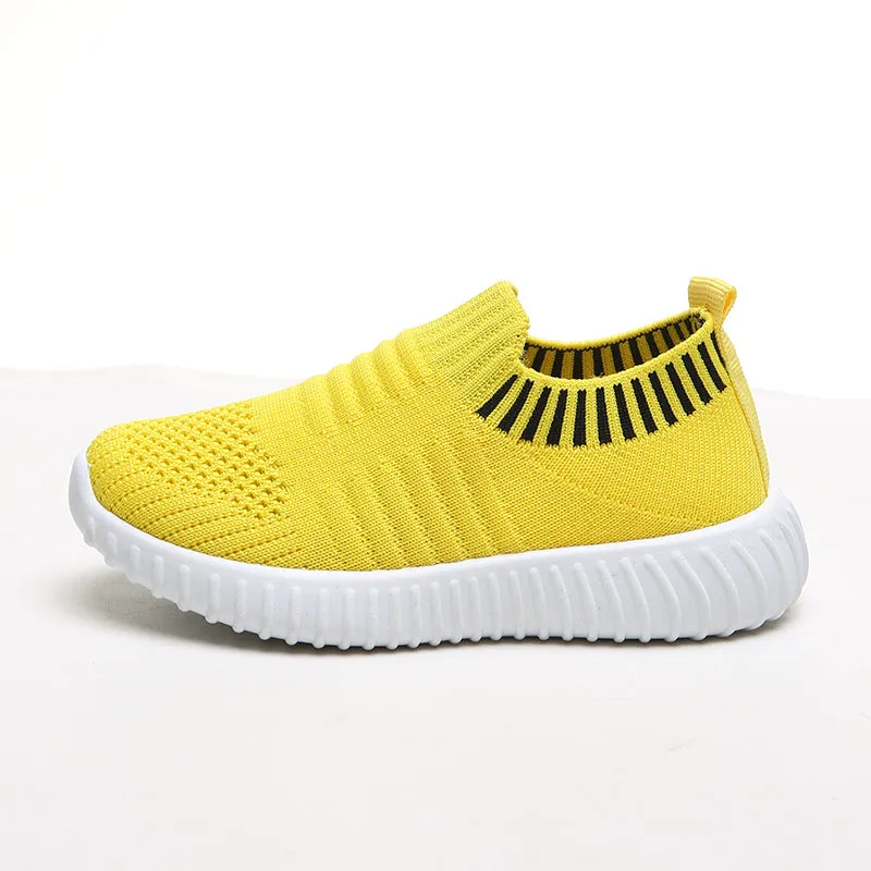 Toddler / Kid Knit Panel Slip-on Sports Shoes