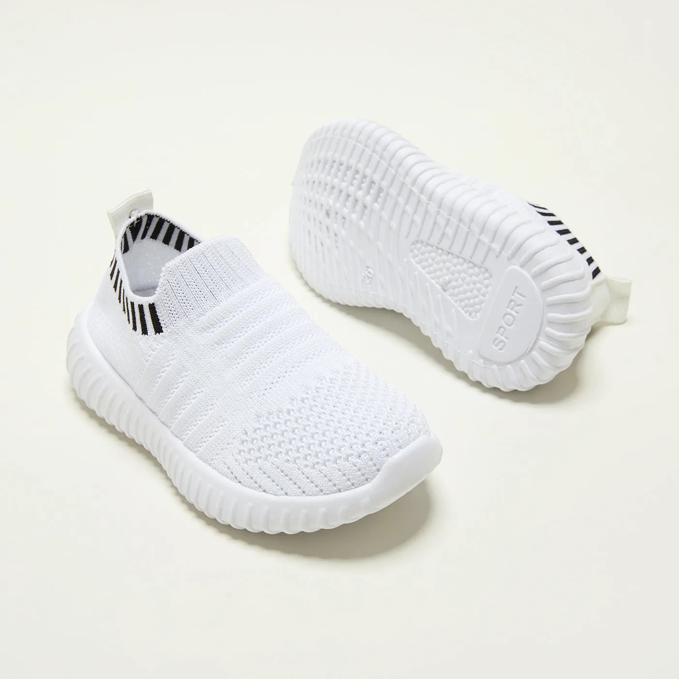 Toddler / Kid Knit Panel Slip-on Sports Shoes