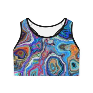 Trippy Liquid - Inovax Sports Bra