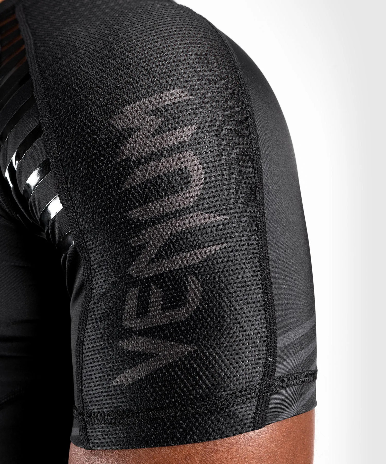 Venum Skull Rashguard - Short sleeves - Black/Black