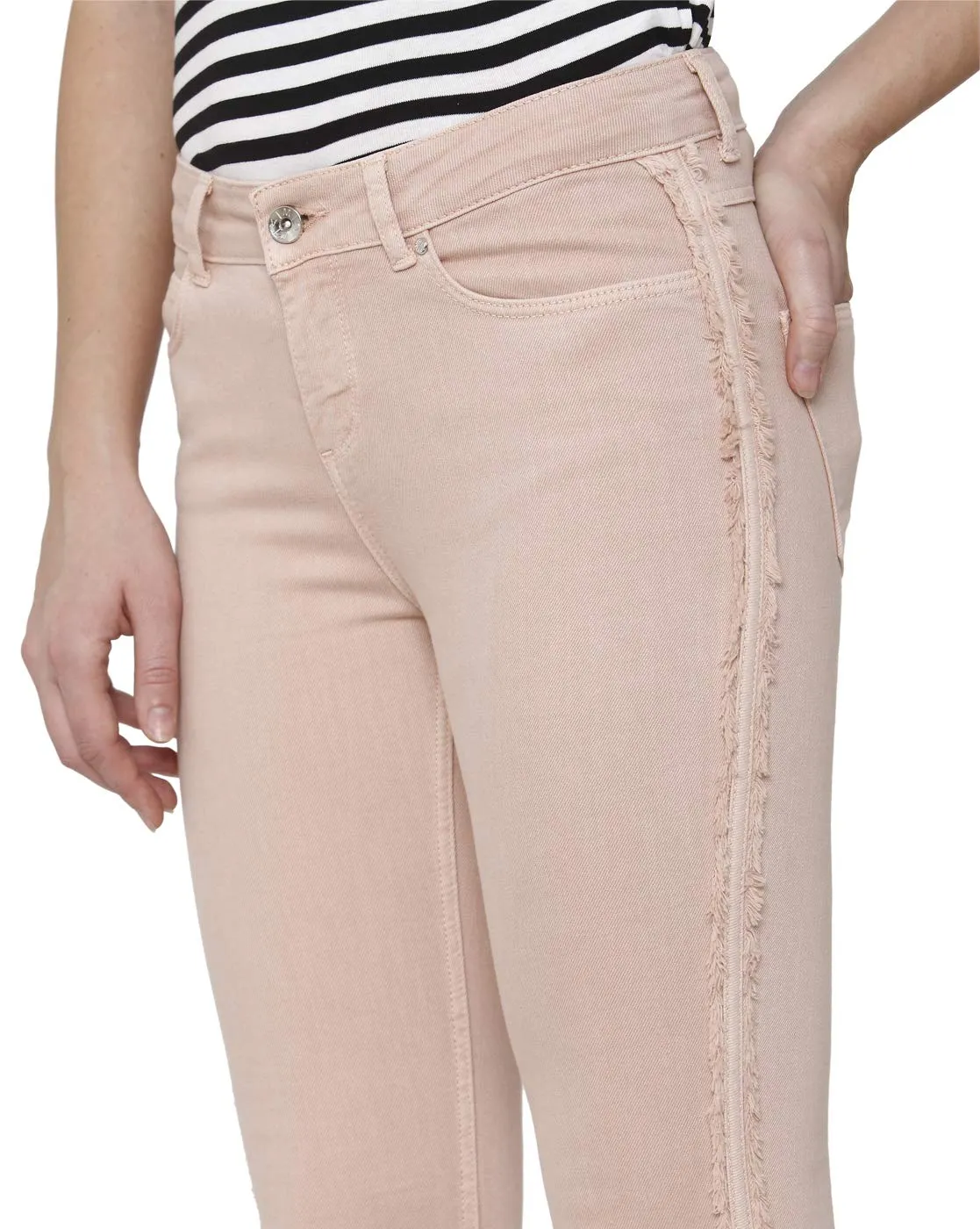 Vero Moda Women's Skinny Fit Jeans (2043147002_Misty Rose_26)