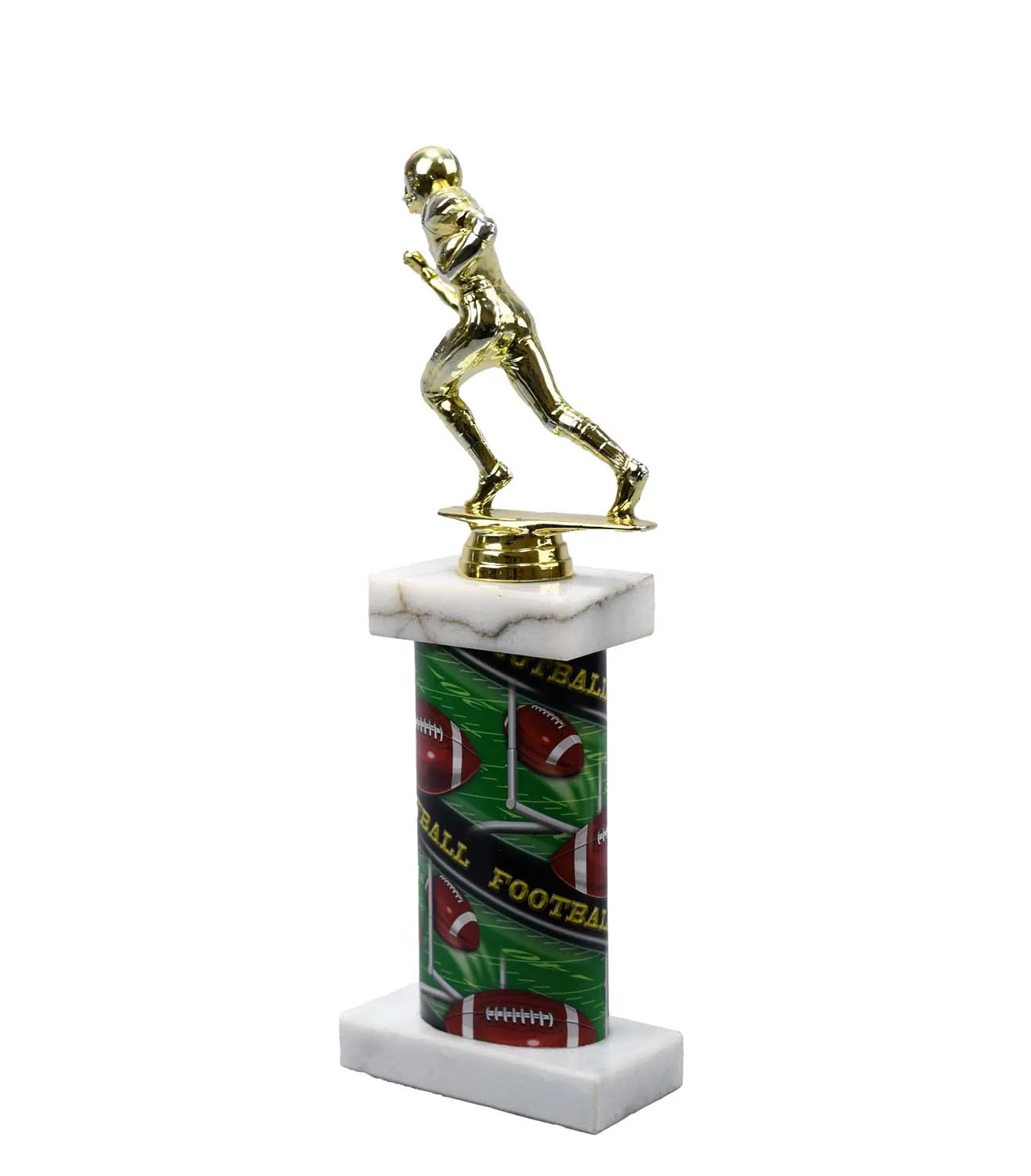 Wide Football Column Trophy