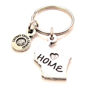 Wisconsin Is Home Key Chain