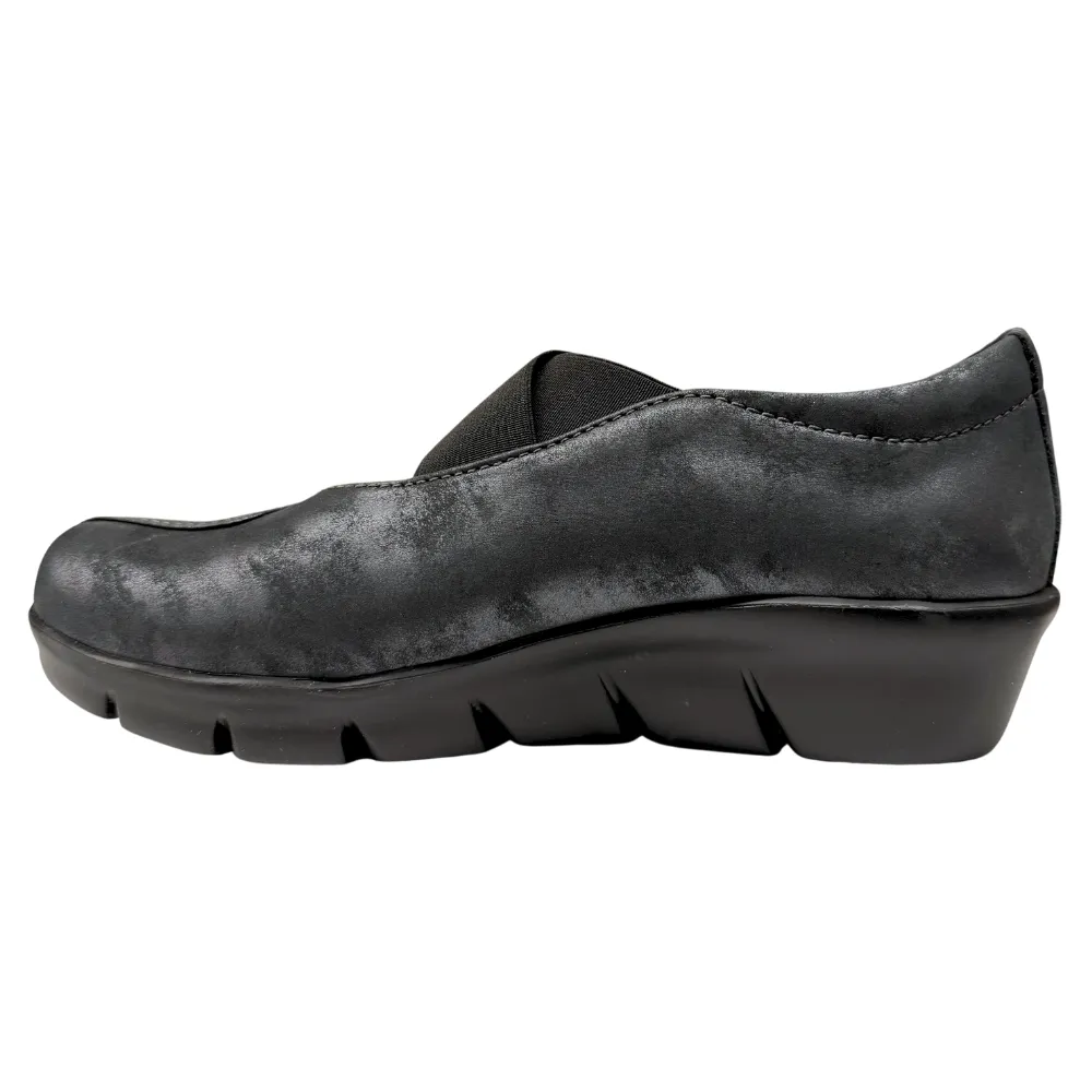 Wolky Cursa Black Amalia Nubuck Shoe (Women's)