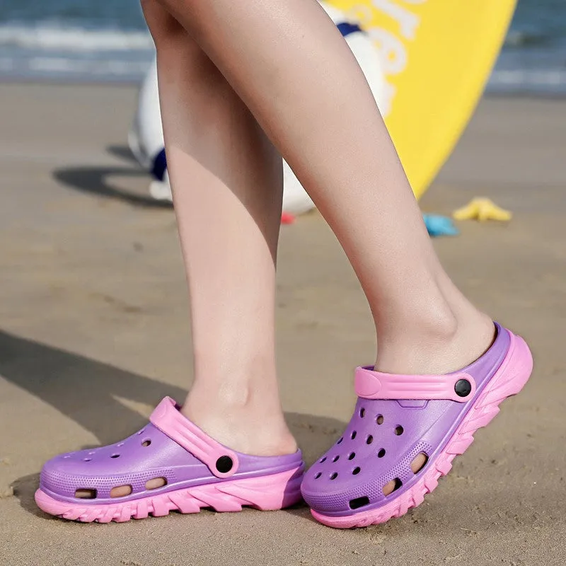 Women's breathable flat fashion cute beach sandals slippers