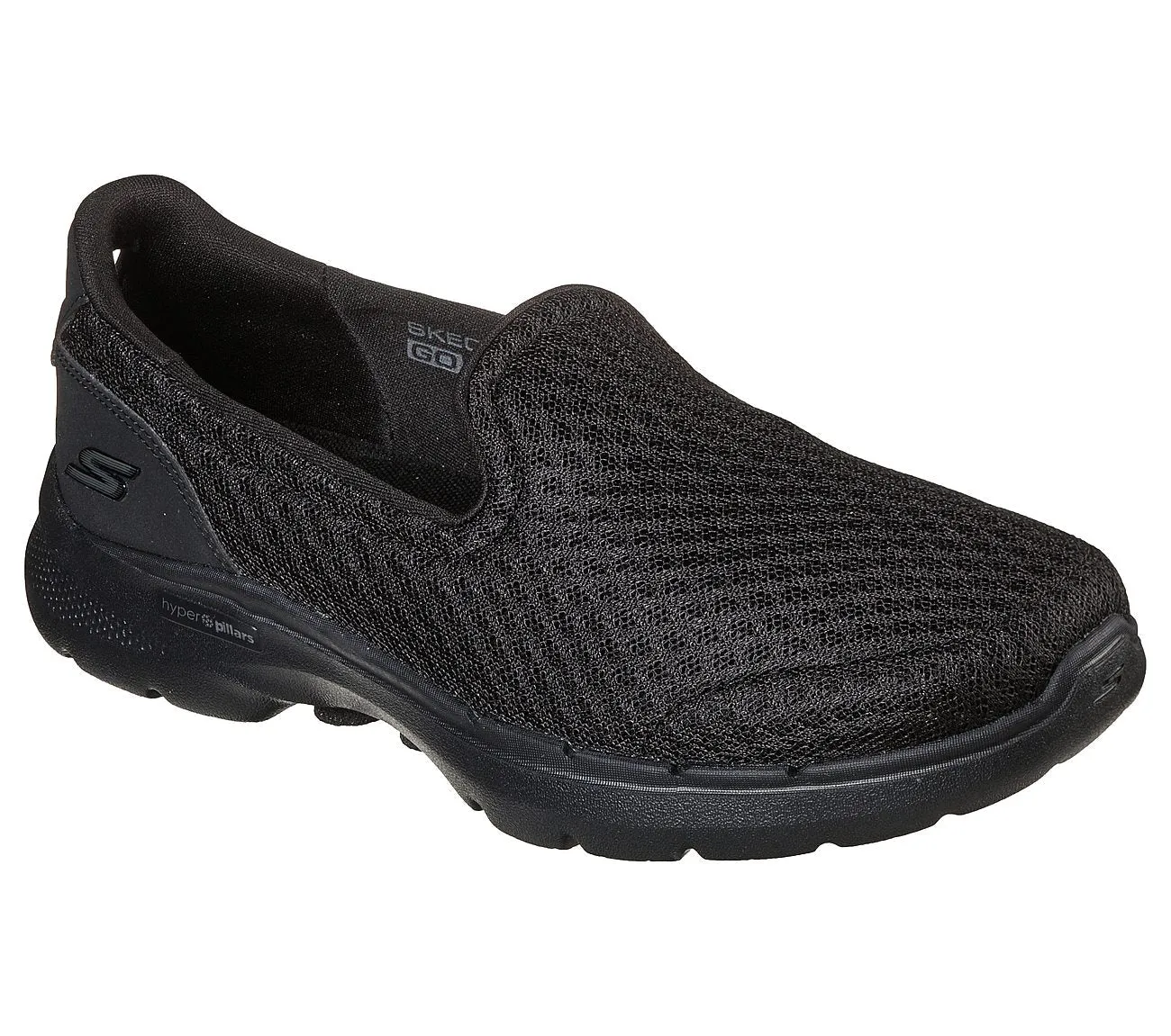 Women's Wide Fit Skechers 124508 Go walk 6 - Big Splash Slip On Sneakers