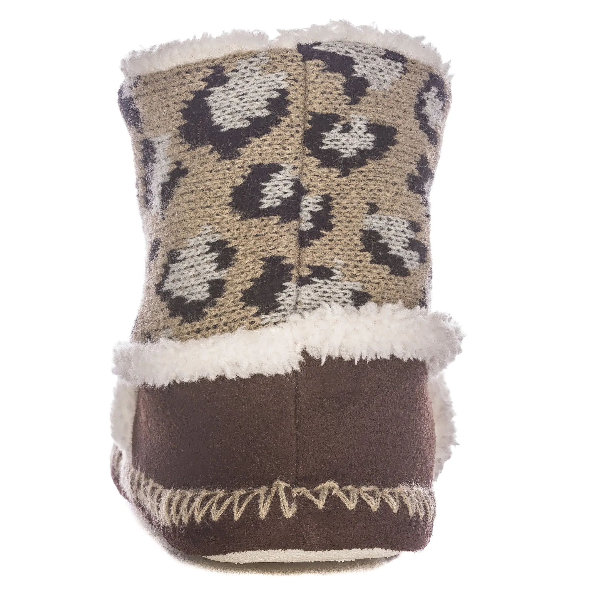 Women's Wildside Leopard Print Indoor Short Boot Slippers