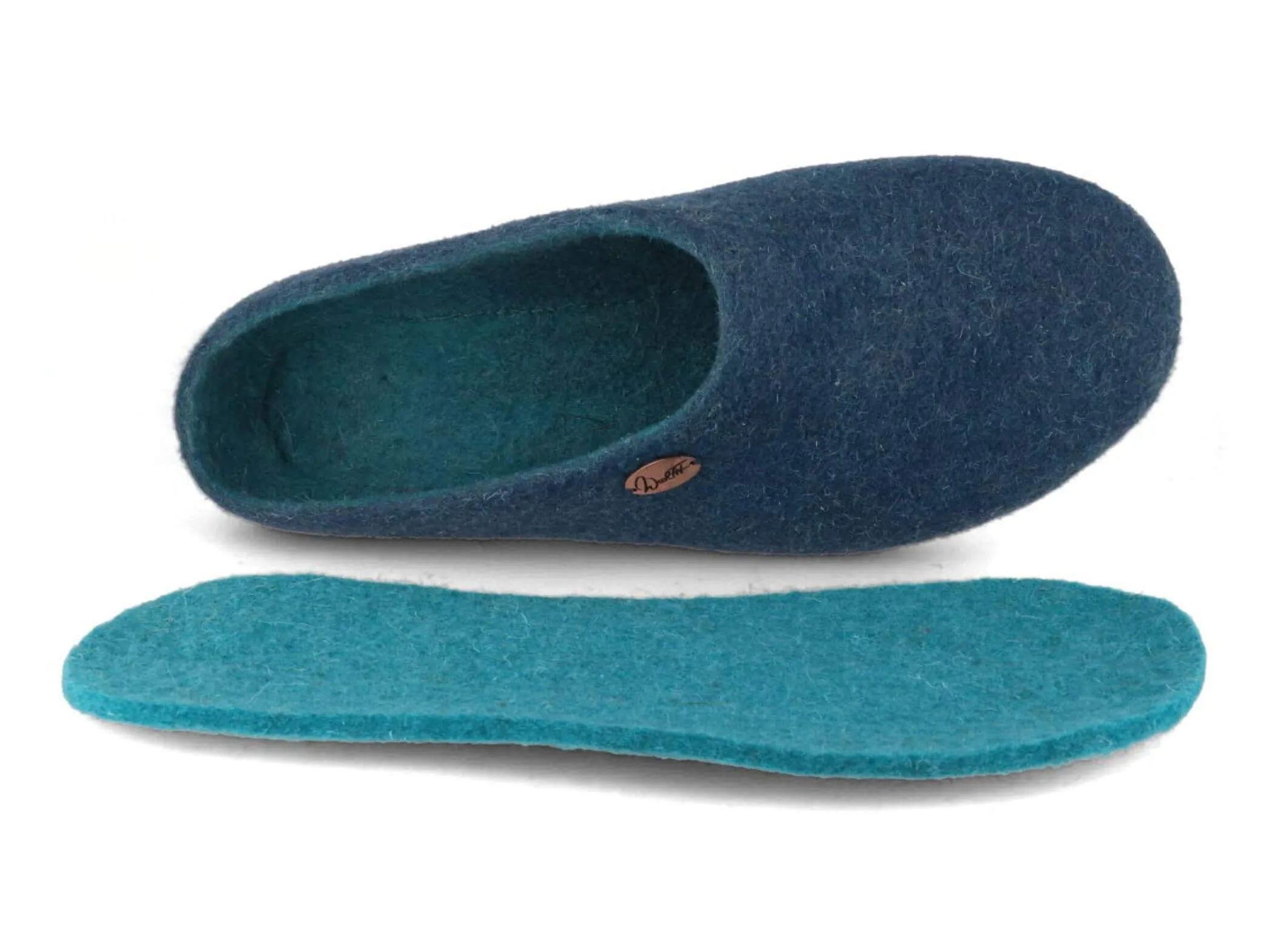 WoolFit Step | Summer Slippers with Insoles & Leather Sole