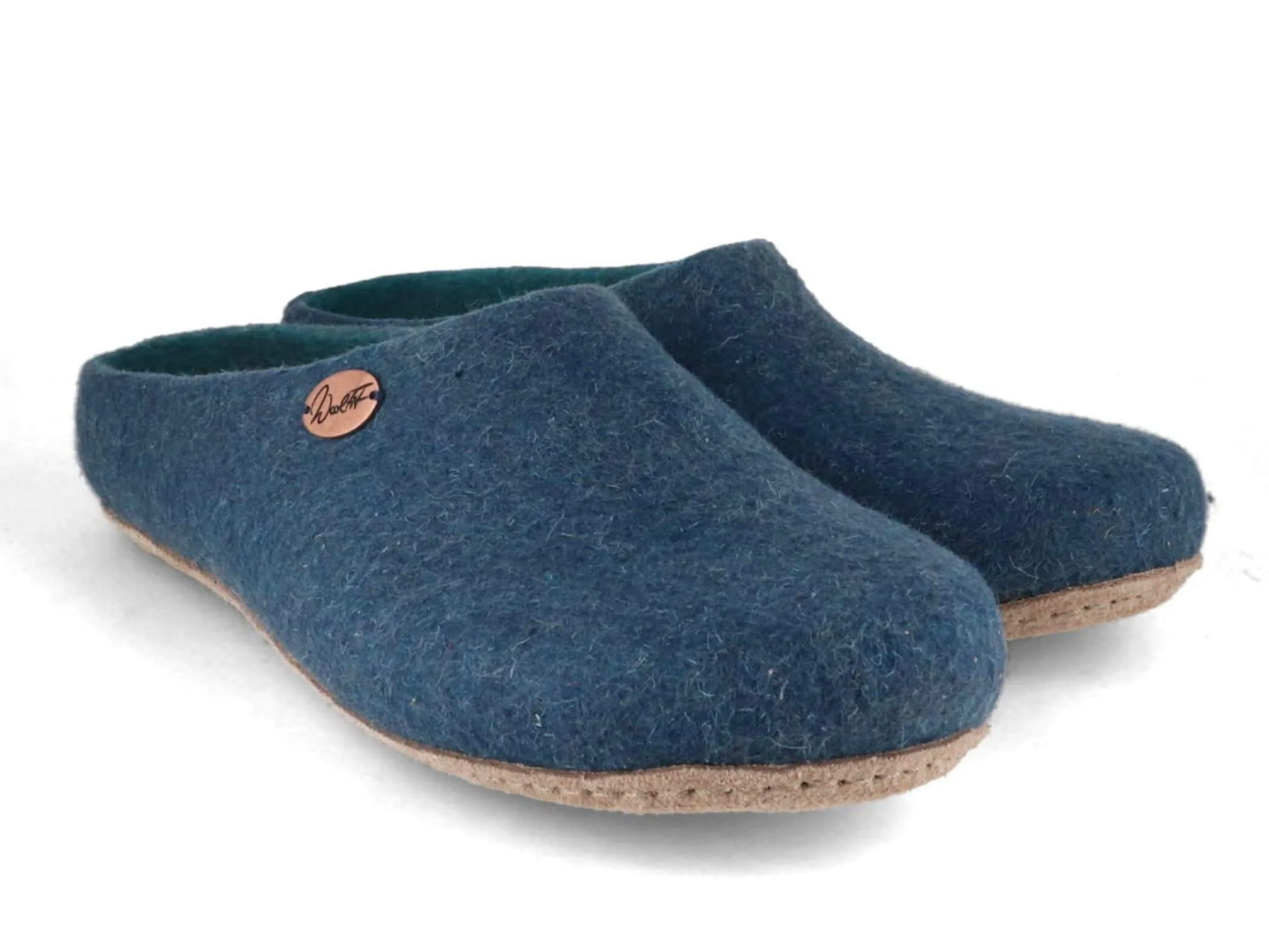 WoolFit Step | Summer Slippers with Insoles & Leather Sole